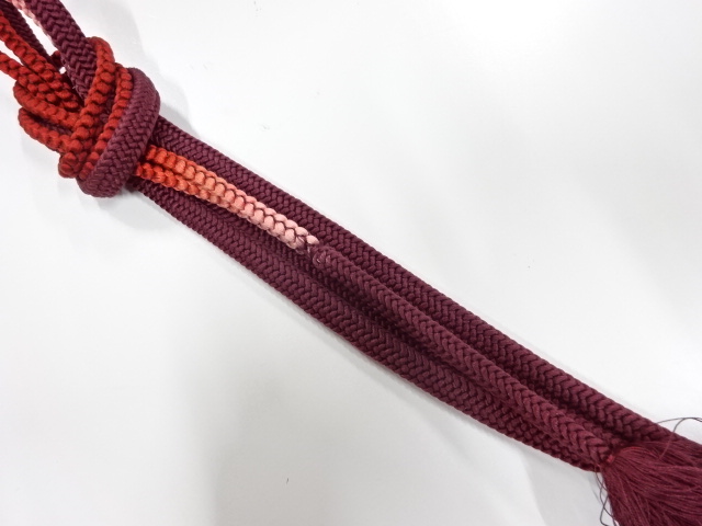 正絹　手組み帯締め